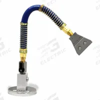 EXAIR Blow Off Station: 21.8 scfm Air Consumption, Flat, 250 psi Air Pressure, 24 in Hose Lg (MPN 1122-9324). Key specifications — attr1341131: EXAIR; attr1341162: Air Nozzle; attr1341142: 1122 2" Flat Super Air Nozzle, 9224 24" Stay Set Hose, 9042 Single Outlet Magnetic Base w/ Mini Shut Off Valve; attr1341129: Flat.