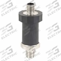Pressure Transmitter: -15 psi to 30 psi, 4 to 20mA DC, 4-Pin M12 Connector, 1/4 in Male NPT (MPN T27M0242EWVAC/30#GXCY). Key specifications — Accuracy: ±0.25%; NEMA Rating: 4X; Burst Pressure: 10x Range; Calibration Certificate Included: No NIST-Traceable Calibration Certificate Included; IP Rating: IP66; Housing Material: Nylon; Output: 4 to 20mA DC; Overpressure: 2x Range.