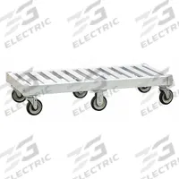 NEW AGE INDUSTRIAL Mobile Base: 36 in x 24 in x 9 3/8 in, 800 lb Load Capacity, Plate Caster (MPN 50310X6). Key specifications — attr41802: Plate Caster; attr41796: (2) Rigid Casters; (4) Swivel Casters; attr41794: Polyurethane; attr33579: NEW AGE INDUSTRIAL.