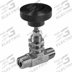 HAM-LET SS Integral-Bonnet Needle Valve: Inline Valve Body, 316 Stainless Steel, Integral Bonnet (MPN H-380U-SS-N-V-1/4-RS). Key specifications — For Media: Liquid; Standards: ISO 2006(E); Brand: HAM-LET; Valve Series: H300U; Stem Type: V-Stem; Connection Gender - Side 2: Male; Connection Gender - Side 1: Male; Connection Type - Side 1: NPT.