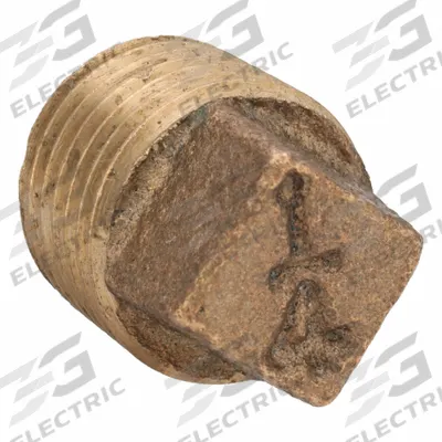 APPROVED VENDOR Plug: Square Drive Solid Plug, 1/4 in, BSPT Threaded, Class 125 - Low-Pressure Threaded Pipe Fittings