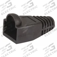 MONOPRICE Relief Boot: Relief Boot RJ45, 5/6 Cable Category, 50pk Pack Size, 50 (MPN 7249). Key specifications — attr922460: MONOPRICE; attr922461: Black; attr922466: Simplex; attr1309930: 50pk.