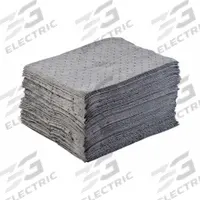 BRADY SPC ABSORBENTS Sorbent Pad: 64 oz Volume Absorbed Per Pad, Polypropylene, Perforated, 100 PK (MPN BPU100). Key specifications — Brand: BRADY SPC ABSORBENTS; Perforated: Perforated; Material: Polypropylene.
