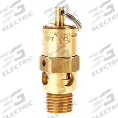 CONRADER Safety Valve: Hard Seat, 1/4 in (M)NPT Inlet (In.), 1/4 in (F)NPT Outlet (In.), Brass (MPN SRH250-1/4-CE-050). Key specifications — attr291993: Hard Seat; attr291998: Brass; attr292007: Stainless Steel; attr292009: Brass; attr294753: CONRADER.