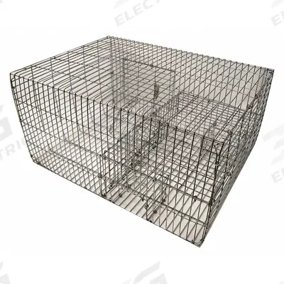 BIRD BARRIER Bird Trap: Two Door Trap, Stainless Steel, Indoor/Outdoor Use - Bird Control Traps