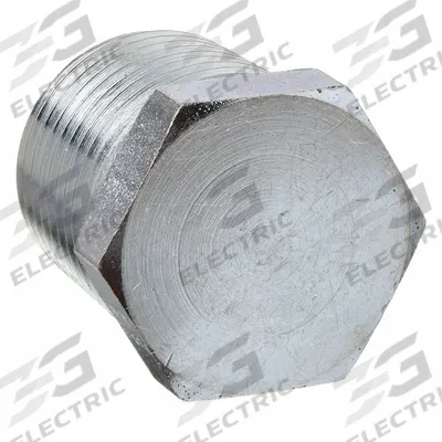 PARKER Plug: Solid Hex Drive Plug, Carbon Steel, 3/8 in, NPT Threaded - Threaded Instrumentation Extreme-Pressure Pipe Fittings