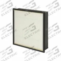 GRAINGER Minipleat Air Filter: 24 in x 24 in x 6 in, Fiberglass, Plastic, Single Header, MERV 14 (MPN 878PK9). Key specifications — Brand: GRAINGER; Frame or Header Material: Plastic; Media Material: Fiberglass.