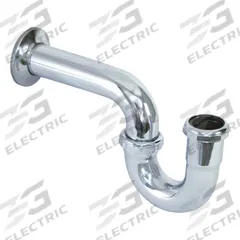 APPROVED VENDOR Trap: Brass, Chrome-Plated, Silver, 1 1/4 in Nominal Pipe Size, 7 1/2 in Overall Lg (MPN 35099). Key specifications — Finish: Chrome-Plated; Includes: Flange; Brand: APPROVED VENDOR.