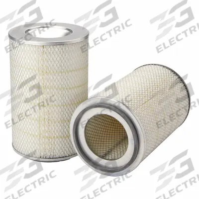 FLEETGUARD Automotive Air Filter: Round-Oval, Engine, Axial Seal, 14 1/32 in Outside Dia - Round/Oval Engine Air Filters