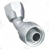 AEROQUIP Hydraulic Crimp Fitting: Steel x Steel, 45° Elbow, -12 For Hose Dash Size, JIC x Crimp (MPN 1AA12FJA12). Key specifications — Fitting Gender: Female x Genderless; Fitting Connection Type: JIC x Crimp; Thread Size: 1-1/16"-12; For Hose Dash Size: -12; Brand: AEROQUIP.