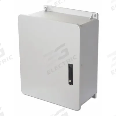 WIEGMANN Enclosure: Fiberglass, 24 in x 20 in x 10 in, NEMA 1/12/3R/4X/6P, Hinged - Fiberglass Submersible Enclosures