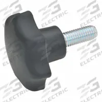 JW WINCO Hand Knobs; Star Knobs: 7 Point, Plastic w/ Steel Thread, M10 Thread, 25 mm Thread Lg (MPN 6336.4-ST-50-M10-25). Key specifications — Brand: JW WINCO.