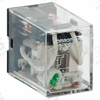 OMRON General Purpose Relays: Socket Mounted, 110/120V AC, DPDT, 8 Pins/Terminals, D Socket (MPN LY2-0-AC110/120). Key specifications — Brand: OMRON; Base Type: Square; Mounting Style: Plug-In; Electrical Connection: PCB Terminal; Manufacturer Part Number: LY2-0-AC110/120; Series: LY.