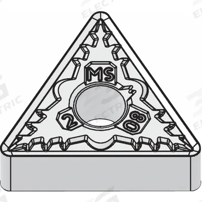 WIDIA Triangle Turning Insert: TNMG331MS - Triangle (T) Indexable Turning Inserts