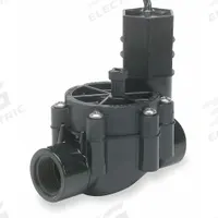 RAIN BIRD Straight Control Valve: 125 psi Max Working Pressure, 1" FNPT, 5 in Ht, 4.75 in Wd (MPN CP100). Key specifications — Brand: RAIN BIRD; Connection: 1" FNPT; Material: Nitrile rubber; Product Type: Inline Irrigation Valve.