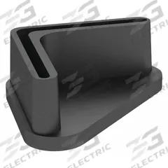 TENNSCO Foot Plate: 1 1/2 in x 1 1/2 in x 3/4 in, Black, Nylon, Unfinished (MPN EURNF). Key specifications — Color: Black; Finish: Unfinished; Material: Nylon; Brand: TENNSCO.