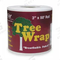 APPROVED VENDOR Tree Wrap: 3 in x 50 ft Product Size, White Polypropylene (MPN TW3W)