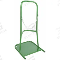 SAFTCART Single Cylinder Stand: 1 Cylinder, For 9 1/2 in to 9 1/2 in Dia, Chain (MPN 260-1). Key specifications — Brand: SAFTCART; Manufacturer Part Number: 260-1.