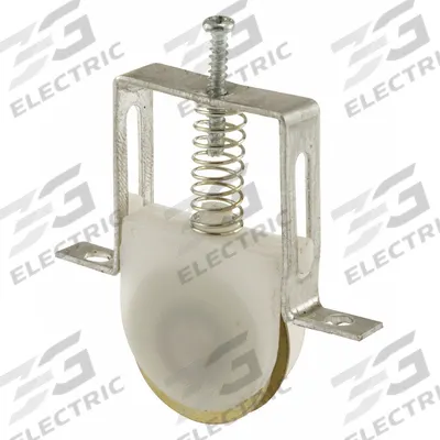 PRIME-LINE Roller Assembly: Roller Assembly, 5 13/32 in Overall Ht, 5 13/32 in Overall Lg - Screen Door Hardware