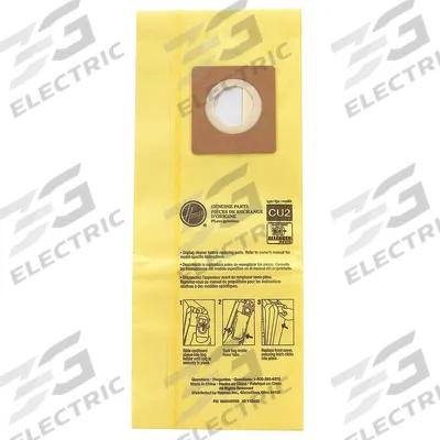 HOOVER COMMERCIAL Vacuum Bag: Hoover Commercial, CH54113, Dry, Paper, 2-Ply, Std - Upright Vacuum Bags