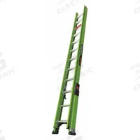 LITTLE GIANT Extension Ladder: 24 ft Ladder Size, Fiberglass, 300 lb Load Capacity, 52 lb Wt (MPN 18824). Key specifications — Color: Green; Brand: LITTLE GIANT; Removable Fly: Fixed.