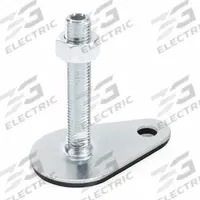 JW WINCO Male-End Leveling Mount: Swiveling Stud, 3/4"-10 Thread Size, 3,597 lbf Capacity (MPN 42-80-3/4X10-150-A3-UK). Key specifications — Base Shape: Teardrop; Load Capacity: 3,597 lbf; Thrust Pad Material: Buna-N; Mounting Holes: Mounting Holes Included; Includes: Rubber Pad.