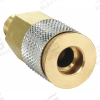 HANSEN Quick Connect Hose Coupling: 3/8 in Body Size, 3/8 in Hose Fitting Size, Push-to-Connect (MPN B23AS37M). Key specifications — Thread Size: 3/8"-18; Coupling Locking Type: Push-to-Connect; Brand: HANSEN.