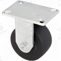 APPROVED VENDOR Plate Caster: Rigid, No Brake, Nylon, 6 in Wheel Dia, 3 in Wheel Wd, Slot, Rectangle (MPN P29R-NMB060K-18). Key specifications — Wheel Bearing Type: Ball; Wheel/Tread Color: Black; Brand: APPROVED VENDOR; Caster Type: Rigid.