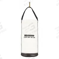 WESTWARD Bucket Bag: 12 in W x 17 in H x 12 in L, Off-White, Canvas, 0 Pockets, Zipper (MPN 53JW41). Key specifications — attr1118525: WESTWARD; attr1118517: Split-Leather Bottom; attr1125037: Off-White; attr1118507: Single Handle With Snap Hook; attr1125041: Canvas; attr1203718: Yes.