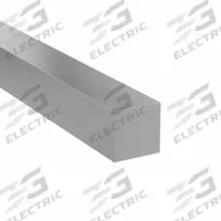 Alloy Steel Square Bar: 0.25 in Thick, ±0.001 in, 1/4 in x 18 in Nominal Size (WxL), Hot Rolled (MPN 19355_18_0). Key specifications — Brand: APPROVED VENDOR; Heat Treatable: Heat Treatable; Thickness Tolerance: ±0.001 in; Certifications Included: Material Certificate with Lot Number.