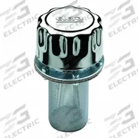ELESA Hydraulic Breather: 40 micron Filter, Flanged Mounting, 6 Bolt Holes – 72 mm Dia., Steel (MPN 156986). Key specifications — Brand: ELESA; Body Material: Steel.