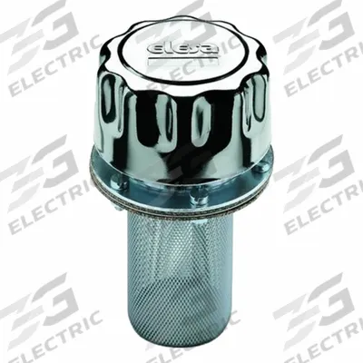 ELESA Hydraulic Breather: 40 micron Filter, Flanged Mounting, 6 Bolt Holes – 72 mm Dia. - Filter Breather Vents