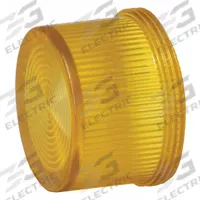SIEMENS Pilot Light Lens: 30 mm Panel Mounting Hole Dia, Amber, Concentric Rings, Class 52 (MPN 52RA4S9). Key specifications — Brand: SIEMENS; Compatible with Series: Class 52; Lens Material: Plastic.