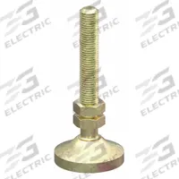 Leveling Feet: 10 Series/15 Series, Cast Iron, 1 1/4 in x 1 1/4 in x 2 7/8 in, Drop-In, Single, Adj (MPN 2194). Key specifications — Includes Fasteners: Yes; Mounting Type: Drop-In; System of Measurement: Inch; Finish: Zinc-Plated; Brand: 80/20; Material: Cast Iron; Product Type: Deluxe Leveling Foot; Adjustable: Yes.