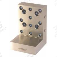 SUBURBAN Angle Plate: Hardened Steel, 4 in L x 4 in W x 6 in H, 0.0002 in Square & Parallel (MPN AP-446-S2). Key specifications — Hole Style: (14) 3/8"-16; Parallelism: 0.0002 in; Brand: SUBURBAN; Flatness: 0.0002 in.