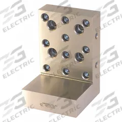 SUBURBAN Angle Plate: Hardened Steel, 4 in L x 4 in W x 6 in H, 0.0002 in Square & Parallel (MPN AP-446-S2). Key specifications — Hole Style: (14) 3/8"-16; Parallelism: 0.0002 in; Brand: SUBURBAN; Flatness: 0.0002 in.