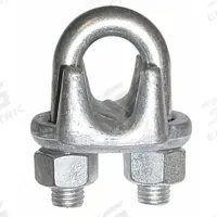 DAYTON Wire Rope U-Bolt Clip: 7/16 in Compatible Rope Dia, 7 in Rope Turnback Lg, Malleable Iron (MPN 2VKJ5). Key specifications — Fabrication: Cast; Color: Silver; Material: Malleable Iron; Brand: DAYTON.