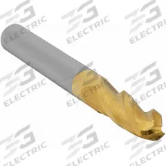 APPROVED VENDOR Ball End Mill: Carbide, TiN Coated, 3 Flute, 3/16" Mill Dia, 5/8" LOC, 2" OAL (MPN 222-001111)