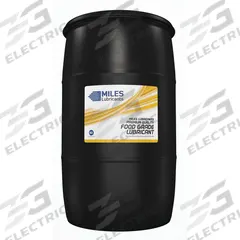 MILES LUBRICANTS Compressor Oil: 55 gal, Drum, 10 SAE Grade, 32 ISO Viscosity Grade, Food Grade (MPN MSF1541001). Key specifications — attr59744: 127; attr59746: 32; attr59736: Yes; attr59735: Drum; attr59738: Miles FG Comp Oil; attr59749: 10.