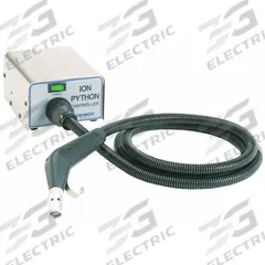 DESCO Hand Gun Controller,w/Hose,120V: 30 psi to 100 psi, 3.5 cfm Air Consumption, 1/8 NPT (MPN 19587). Key specifications — attr67312: 7 ft ESD Hose; attr67302: 1/8 NPT; attr67293: DESCO.