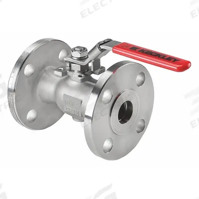 KECKLEY Manual Two-Way Ball Valve: 1 in, 316 Stainless Steel, Straight, Class 300 Flange - Stainless Steel Ball Valves