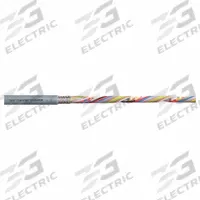 CHAINFLEX Data Cable: 26 AWG, 4 Conductors, Order by the Foot, PUR Jacket, 300 V (MPN CF240PUR-01-04). Key specifications — attr1141190: Copper; attr1141193: Single; attr1141160: 5 x OD; attr1141165: 8 x OD; attr1141168: No; attr1141174: 10 x OD; attr1141159: UV/Sunlight Resistant; attr1141182: VDW DESINA.