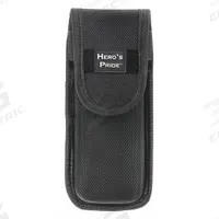 HEROS PRIDE Medical Pouch: Black, Nylon, 6 1/4 in x 1 15/16 in, Snap Closure, For 2 1/4 in Belt Wd (MPN 1118-2). Key specifications — Color: Black; Material: Nylon; Pouch Type: Medical Pouch.