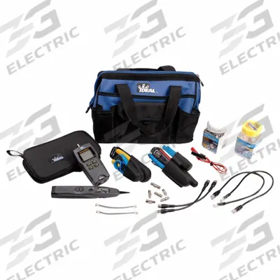 IDEAL Master Tool Set: 16 Total Pcs, Electrical and Telecom Tools, Tool Bag - Communications Tool Sets