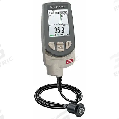 DEFELSKO Coating Thickness Gage: 150 mil Max Thick Measured, 2 mil Min Thick Measured - Gauges for Non-Magnetic Coatings on Non-Metals