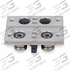 BISHOP-WISECARVER Linear Guide Carriage Assembly: Slide Ring, PRT Series Fixed-Center Carriage (MPN FCP76799). Key specifications — Carriage Material: Aluminum; Roller Material: Steel; Size: 76; Brand: BISHOP-WISECARVER; Type: PRT Series Fixed-Center Carriage.