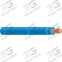 Building Wire: Copper, 4 AWG, 1 Conductors, Stranded, Blue, 1,000 ft Lg, THHN/THWN-2 (MPN WXP-6G-0401-06-1000). Key specifications — Voltage: 600 V; Brand: APPROVED VENDOR.