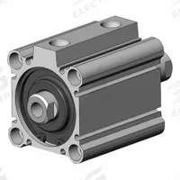SMC Compact Cylinder: 50 mm Bore Dia, 25 mm Stroke Lg, Through Hole Mounting, Aluminum, 1/4 in BSPT (MPN CDQ2WB50-25DZ). Key specifications — attr946022: Through Hole; attr946024: Double Rod; attr946038: CQ2W; attr1123057: Rotating Rod; attr945997: SMC.