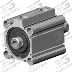 SMC Compact Cylinder: 50 mm Bore Dia, 25 mm Stroke Lg, Through Hole Mounting, Aluminum, 1/4 in BSPT (MPN CDQ2WB50-25DZ). Key specifications — attr946022: Through Hole; attr946024: Double Rod; attr946038: CQ2W; attr1123057: Rotating Rod; attr945997: SMC.
