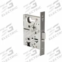 BEST Door Lockset: Classroom Lever Locksets, Chrome, ADA Compliant, Interchangeable Core (MPN 45HCAUNR626). Key specifications — Ligature Resistance: Not Ligature-Resistant; Brand: BEST; Lockset Function ANSI Code: F09; Visual Indicator Message: No Message; Lockset Style: 45H Escutcheon; ADA Compliant: Yes; Finish: Satin Chromium-Plated.